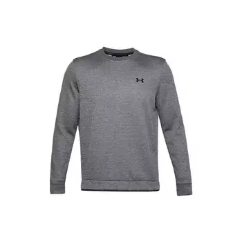 Флисовая повседневная толстовка с круглым вырезом Under Armour, мужские топы, серая 1360503-012 M