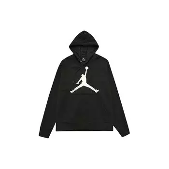 Флисовая спортивная тренировочная толстовка с логотипом Jordan Jump Man, мужские топы черного цвета BQ9236-010 S