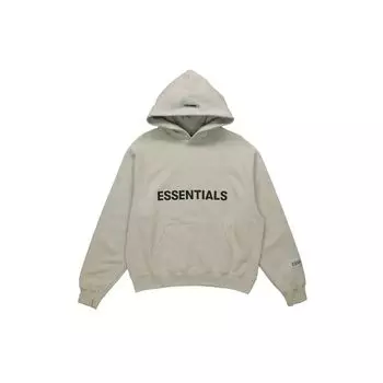 Флисовая толстовка Fear of God Essentials Мужские топы серо-зеленого цвета FOG-FW20-300 L