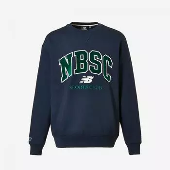 Флисовая толстовка New Balance Uni NBSC NBNCD41823- (59) военно-морской флот L