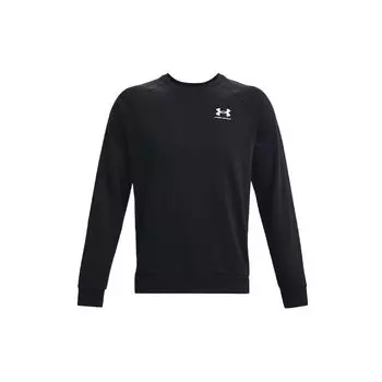 Флисовая толстовка с круглым вырезом Under Armour Rival, мужские топы, черный 1359029-001 L
