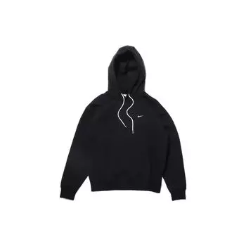 Флисовая толстовка с логотипом NikeLab Solo Swoosh (Азия) Черная мужская уличная одежда DA0316-010 L
