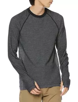 Флисовая вафельная шерстяная кофта MIV01905 [Millet] мужская черная-нуар SM