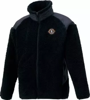 Флисовая велюровая куртка Флисовая куртка ZETT от BEAMS DESIGN BOF73902 L [ZETT] и мужская черная/черная