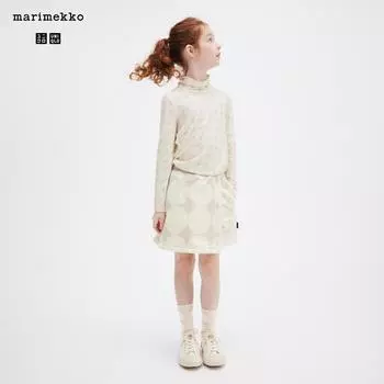 Флисовое мини-пальто UNIQLO JAPAN GIRLS