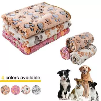 Флисовое одеяло для собак, утолщенное, удобное, мягкое, для сна, коврик для питомника для собак, одеяло для домашних животных, коврик для дивана, коврик для домашних животных, накладки для домашних животных, аксессуары для домашних животных XS: 25*25CM
