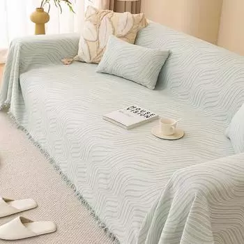 Флисовое противоскользящее полотенце для дивана, современное минималистичное полотенце для дивана, подходит для домашних животных, всесезонный чехол для дивана, подходит для различных украшений дивана 180*180CM