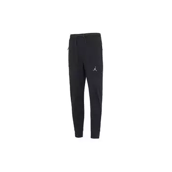 Флисовые брюки Jordan Sport Statement, повседневные дышащие вязаные мужские брюки, черные DJ0874-010 M