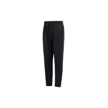 Флисовые джоггеры Under Armour Essential с однотонным логотипом и мужскими брюками на шнурке, черные 1373882-001 M