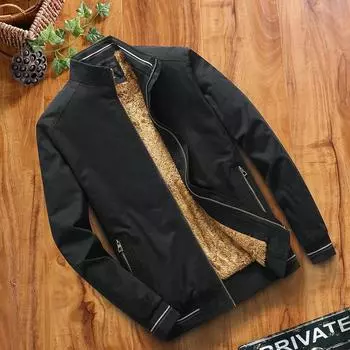 Флисовые куртки мужские пилотные куртки-бомберы теплые мужские модные бейсбольные пальто в стиле хип-хоп Slim Fit термопальто мужская одежда 6XL чёрный