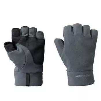 Флисовые перчатки Shimano Windstopper 5 Charcoal M Gore-Tex GL-032W