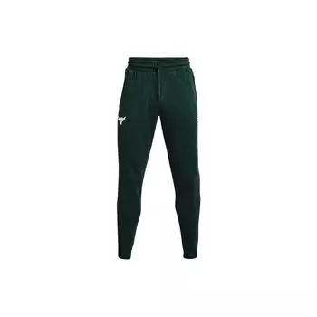 Флисовые спортивные штаны с манжетами Under Armour, мужские, зеленые 1357203-384 XXL
