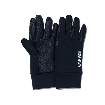 Флисовые теплые перчатки 13772526 BLK WHI Белые перчатки M [New Era] Черные/Светоотражающие