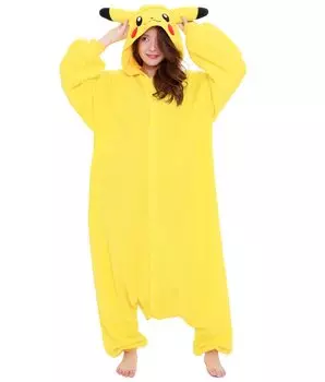 Флисовый флис Southark Kigurumi Pokemon Pikachu, бесплатный размер TMY-022 (для взрослых)
