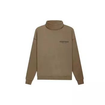 Флисовый пуловер Fear of God Essentials с капюшоном унисекс Harvest-коричневый FOG-FW21-011