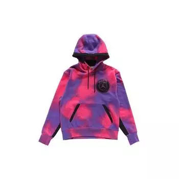 Флисовый пуловер Jordan с вышивкой, мужская толстовка с капюшоном Psychic-Purple CK9650-510 XL