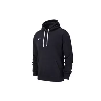 Флисовый пуловер Nike Team Club для тренировок, мужская толстовка с капюшоном, черный AR3239-010 S
