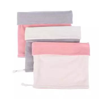 Флисовый шарф на шею, зимняя толстая велосипедная бандана для женщин и мужчин, утеплитель для лица и шеи, многофункциональный чехол, шапка, шарфы-трубы, маски белый