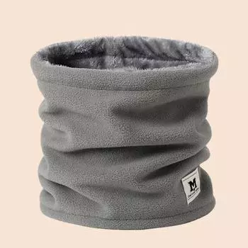 Флисовый шарф Yousheng для мужчин и женщин, зимний шарф для лица, утеплитель для шеи, для холодной погоды, для занятий спортом на открытом воздухе, для катания на лыжах белый