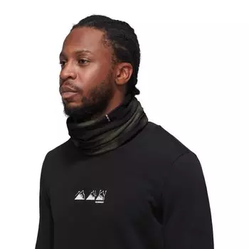 Флисовый шейный платок [Mammut] 1191-01870 один размер болотно-черный