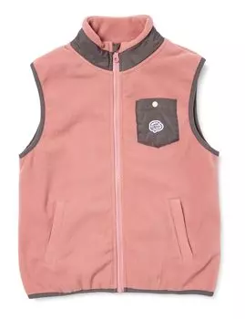 Флисовый жилет Beams Pink 140 [Мини] розовый