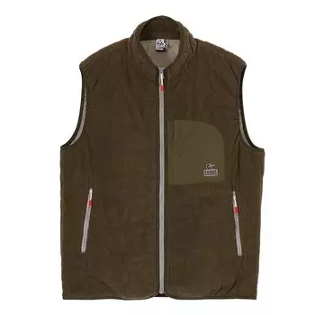 Флисовый жилет Booby Stitch Флисовый жилет Olive M [Chums] Мужской оливковый