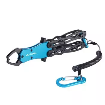 FLISSA Fish Grip Fish Catcher Fish Grip Складной алюминиевый сплав Устойчив к ржавчине Грузоподъемность 18 кг Рыболовные инструменты Легкий Компактный Функция блокировки