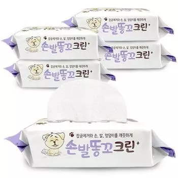 Flo Nature Like Dog & Cat Wet Tissues, корейский шампунь для домашних животных