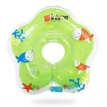 Float Cute Baby Neck Ring Safety Pvc Inflatable Swimming Bathing Circle Neck 41*41cm/16.14*16.14in