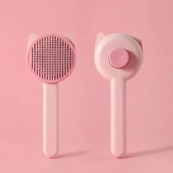 Float Hair Cleaning Dog Cleaner Pet Supplies Cat Comb Cat hair floating comb-pink