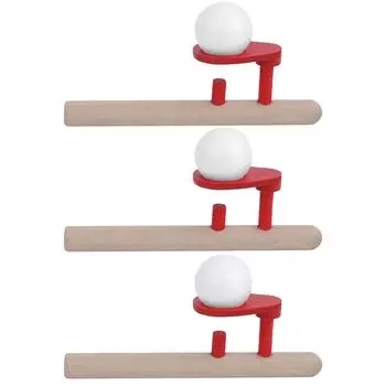 Floating Blow Pipe Balls Wooden Blowing Toys Children Kid Educational Toy Gift
