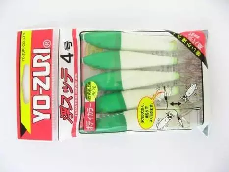 Floating Sutte Can TY2 cloth wrap 5 pieces Luminous body x green x white YO-ZURI Sutte 4.0 L3