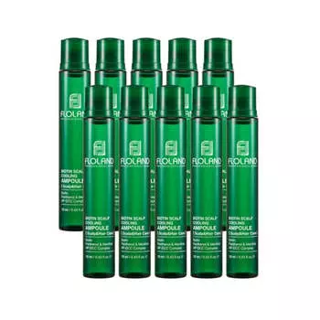 Floland Охлаждающая ампула для волос с биотином для кожи головы 13 мл * 10 шт.