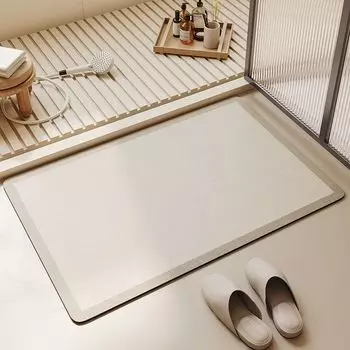 Floor mat, diatom mud cushion, anti-skid speed household door mat 40X60cm 15.7X23.6in