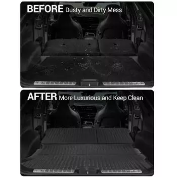 Floor Mats For Kia EV6 2025 2025 2025 Accessories All-Weather Front Rear Cargo Liner Full Set Trunk Protection Backrest Mats LHD