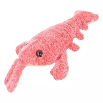 # Floppy Lobster Interactive Dog Toy Jumping Moving Dog Toy Plush Squeaky Dog To