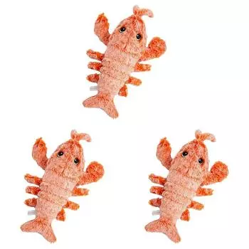 - Floppy Lobster Interactive Dog Toy Jumping Moving Dog Toy Moving Puppy Chew To