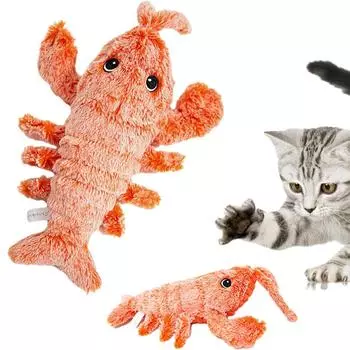 Floppy Lobster Interactive Dog Toy Jumping Moving Dog Toy Interactive Dog Toy To Keep Them Busy for Medium Dogs Teething CHINA