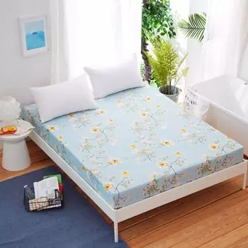 Floral Fitted Printed Sheet Twin Full Queen King Bed Sheet Cover Sizes 3 A,Single120*200CM