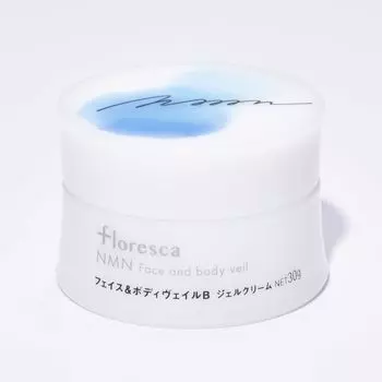 Floresca NMN Face Body Veil 30 г гель, произведенный в Японии, 1 шт., уход за кожей лица и шеи, 30 секунд, утреннее и вечернее применение, а также комплексное средство на месяцы
