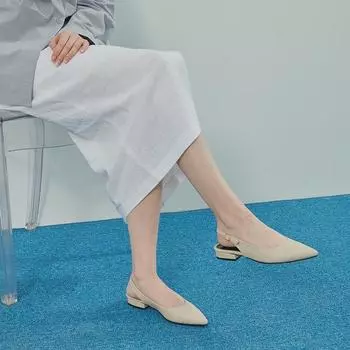 Florida Studio Sage Stiletto 2 см с открытой пяткой Lady Beige-FL1212 225