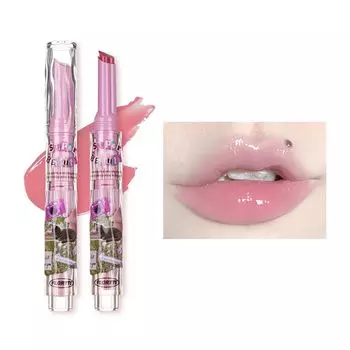 Flortte Melting Sheer Lip Lip Gloss Ярко окрашенная губная помада цвета крови, не требующая смывания макияжа, увлажняющая цветная помада для губ, стойкая