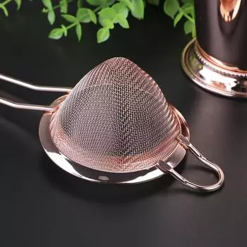 Flour Colander Sifter Bar Tools Stainless Steel Wire Fine Mesh Strainer Gadgets For Removing Bits From Juice Cocktail Strainer серебряный