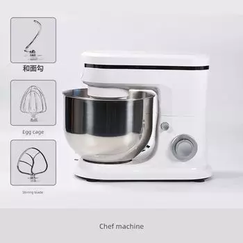 Flour-Mixing Machine Commercial Full-Automatic Dough Mixing Flour-Mixing Machine For Home Beat up the Cream Integrated Multifunctional Stand Mixer 6L1500W