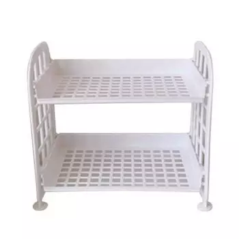 Flow Home Flow Cute Desk 2-уровневый сетчатый мини-шкаф для хранения вещей