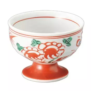 Flower and Bird Small Bowl x Small Bowl High-Footed [8.3 6.2cm]