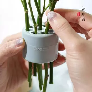 Инструменты для аранжировки цветовПластиковый спиральный держатель для стеблей икебаны, держатель для самостоятельной композиции, прозрачный спиральный держатель для стеблей ваз