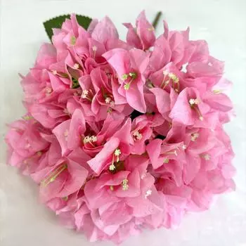 Flower Artificial Hydrangea Wedding Hotel Restaurant Decoration Desktop Ornament Light Pink