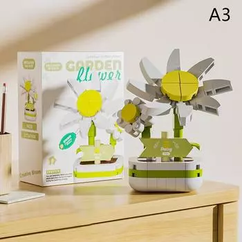 Flower Bouquet Building Set Animals Flowers Mini Bricks Blocks Gifts For Children Girls 7 To 10 Years Adults Educational Toys