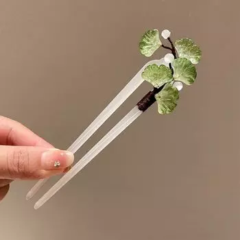 Flower Chinese Style Hair Stick Chinese Style U Shape Hairpin Retro Hair Sticks for Long Hair style 1